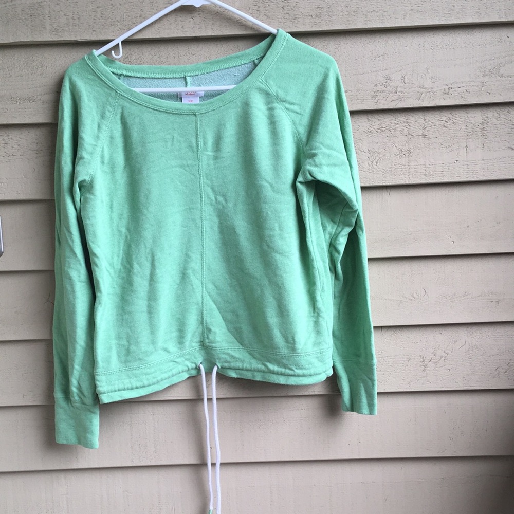 Joe Fresh apple green shirt